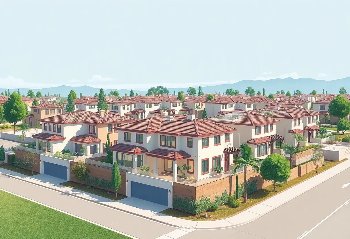 Construction of new housing in California