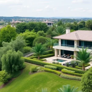 Luxury home with scenic lake view in Romulus