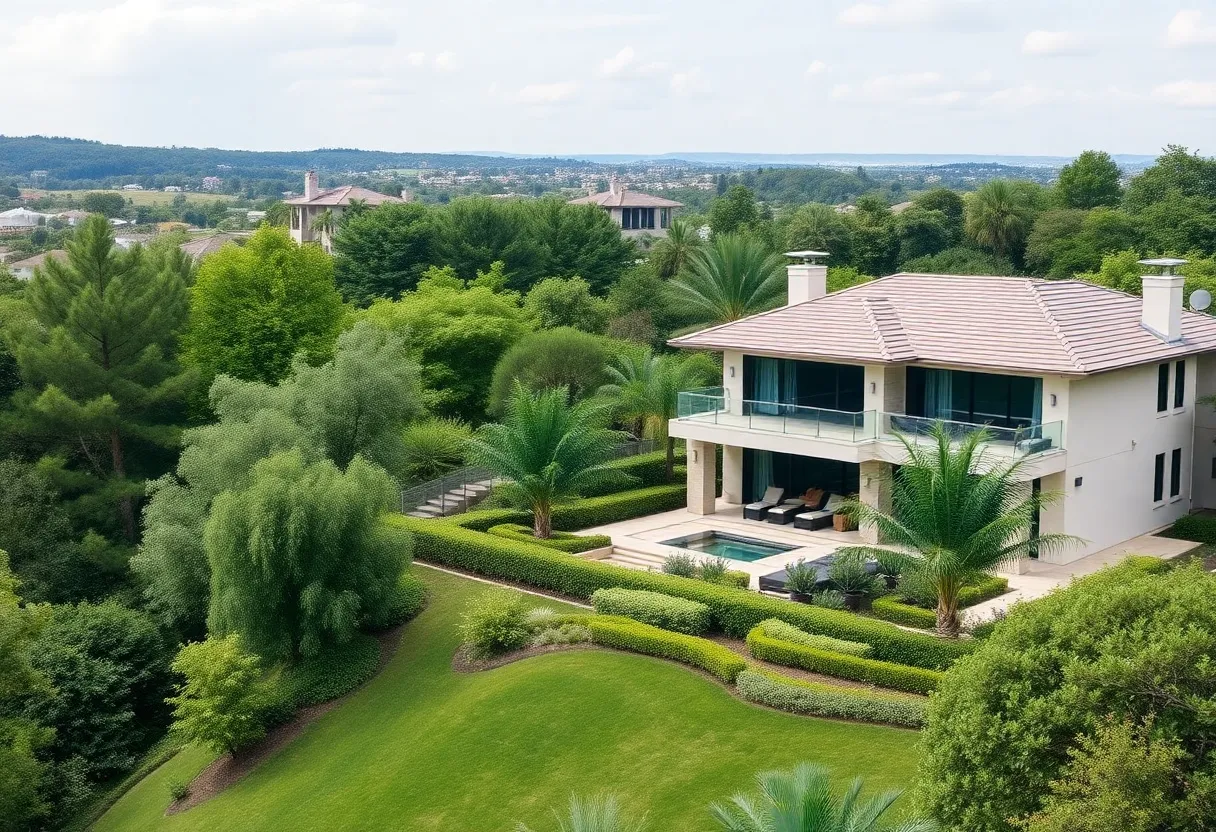 Luxury home with scenic lake view in Romulus