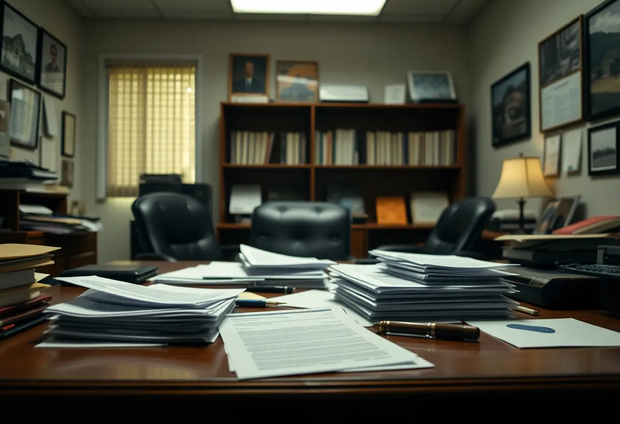 Symbolic representation of real estate fraud investigation