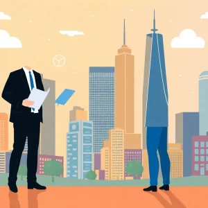 Realtors collaborating in a modern office environment