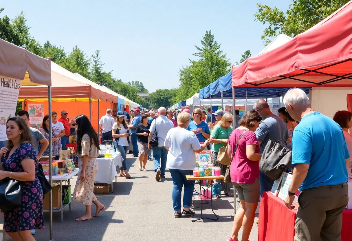 Participants at health events in Raleigh, NC, August 2025