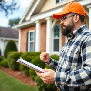 A home inspector evaluating property condition in Raleigh NC