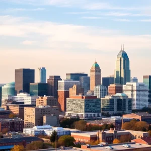 Skyline of Charlotte, North Carolina representing private companies