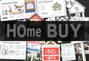 Visual representation of decoding hidden messages in property listings for homebuyers.