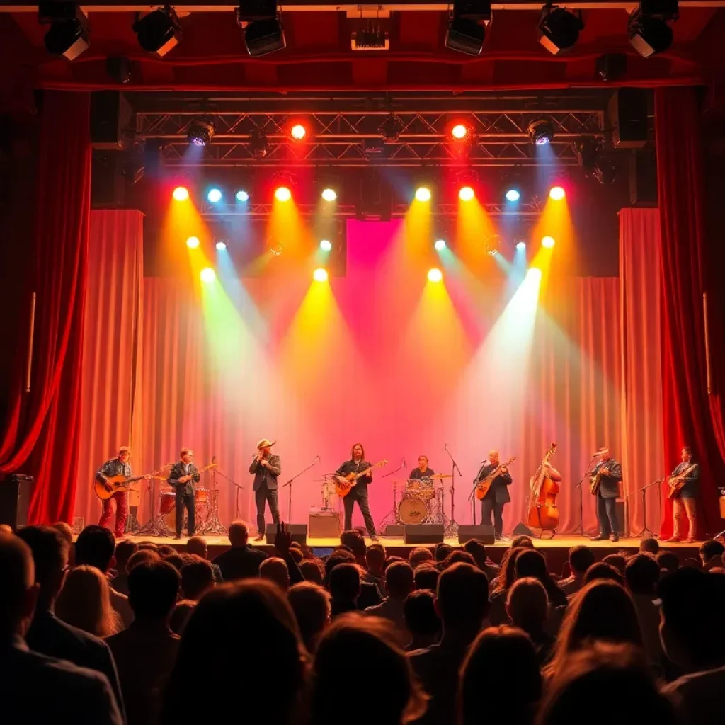 Theatrical representation of a musical performance