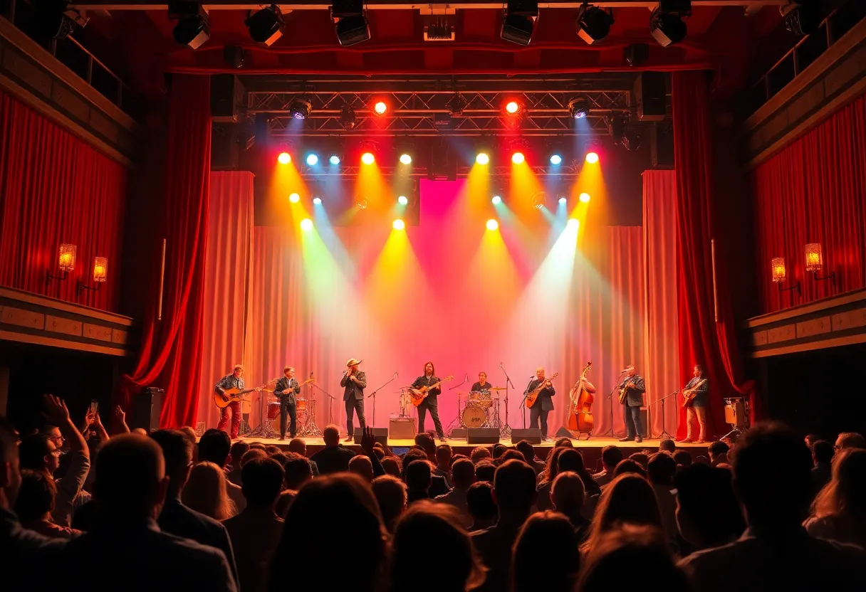 Theatrical representation of a musical performance