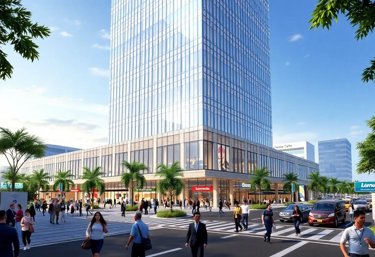 Rendering of the Lenovo Center post-renovation