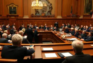 Lawmakers discussing budget issues in North Carolina assembly