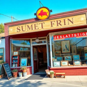 A small business that has become a destination in North Carolina, filled with local art and engaging activities.