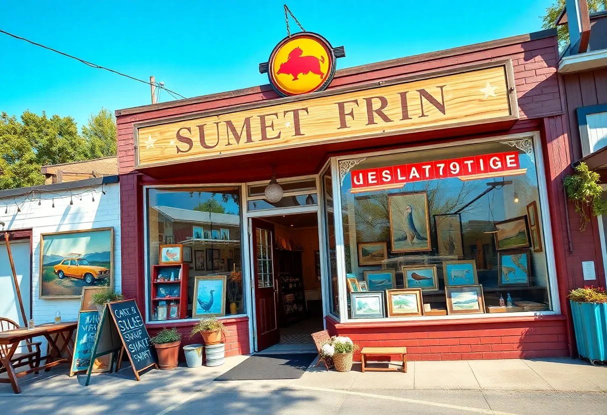 A small business that has become a destination in North Carolina, filled with local art and engaging activities.