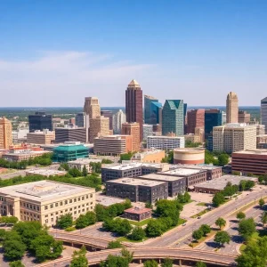 Raleigh, North Carolina skyline featuring modern businesses and infrastructure