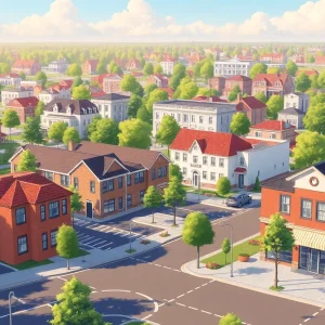 Mixed-use development in Rolesville, North Carolina