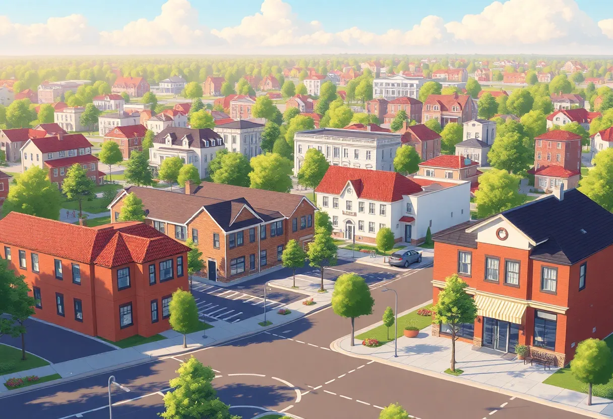 Mixed-use development in Rolesville, North Carolina