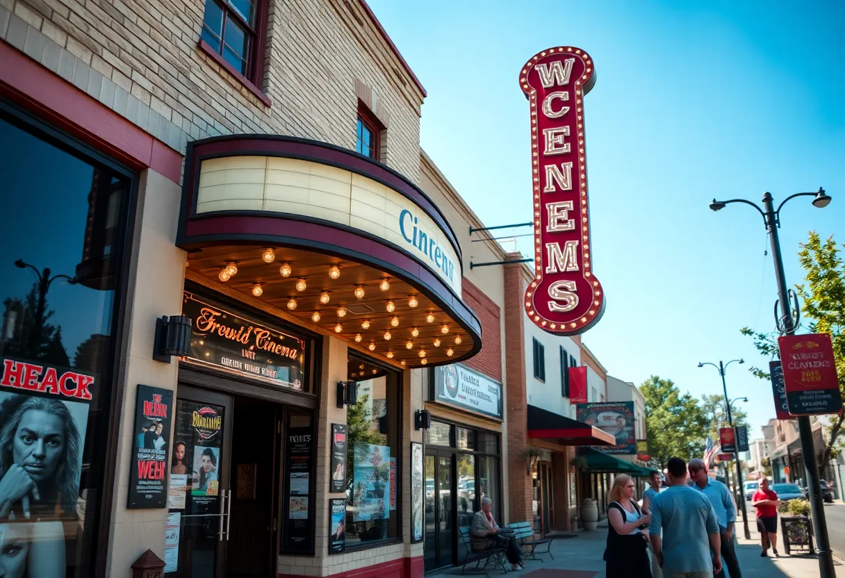 Exterior view of Skin and Bones Theater in Durham