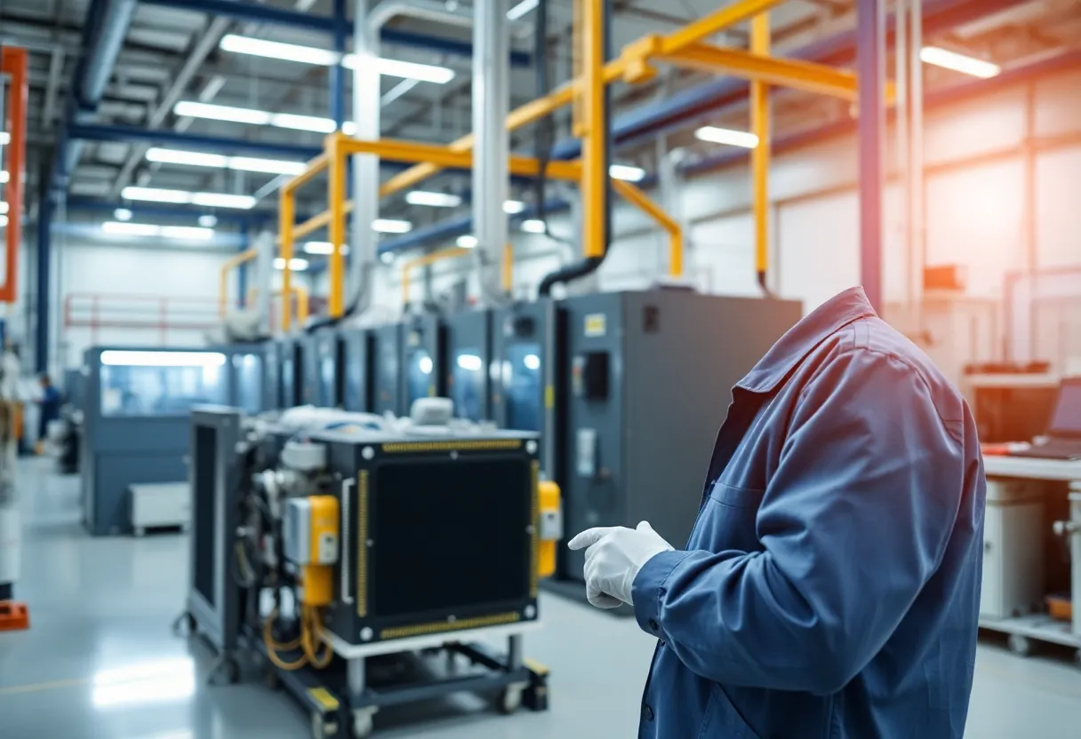 Wolfspeed semiconductor manufacturing facility showcasing advanced technology and silicon carbide products.