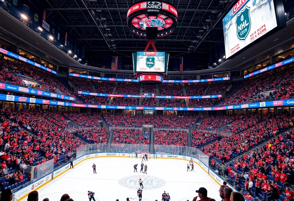 Fans enjoying new food options at Carolina Hurricanes game