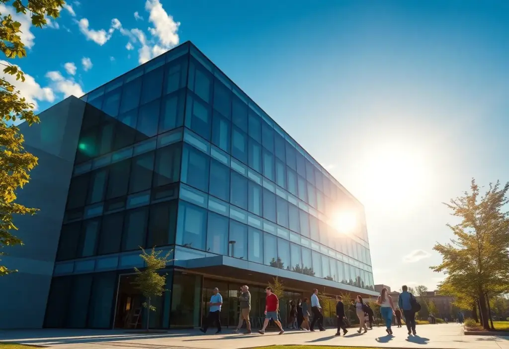 Exterior view of Jewelers Mutual Group's new office in Raleigh