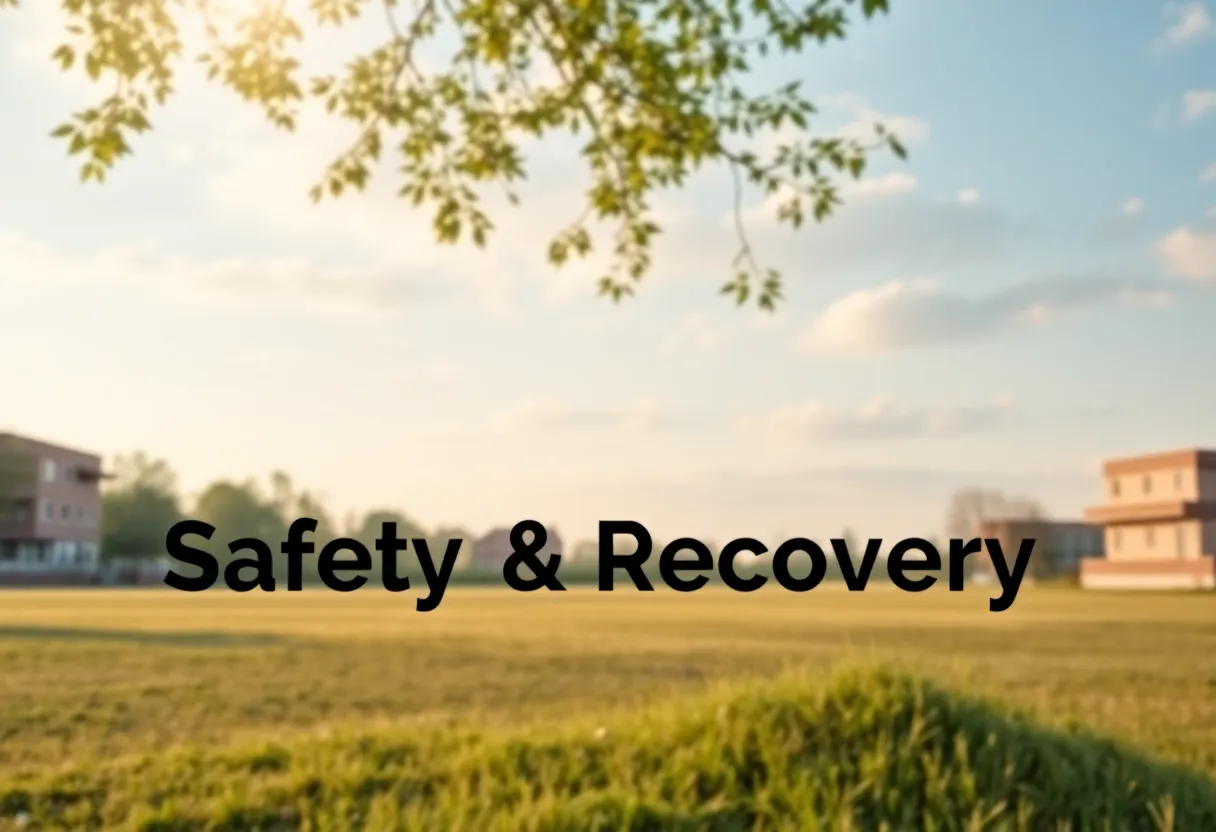 An illustration symbolizing safety and hope after finding a missing person.