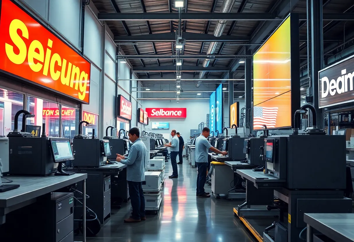 New signage production equipment in Raleigh, NC