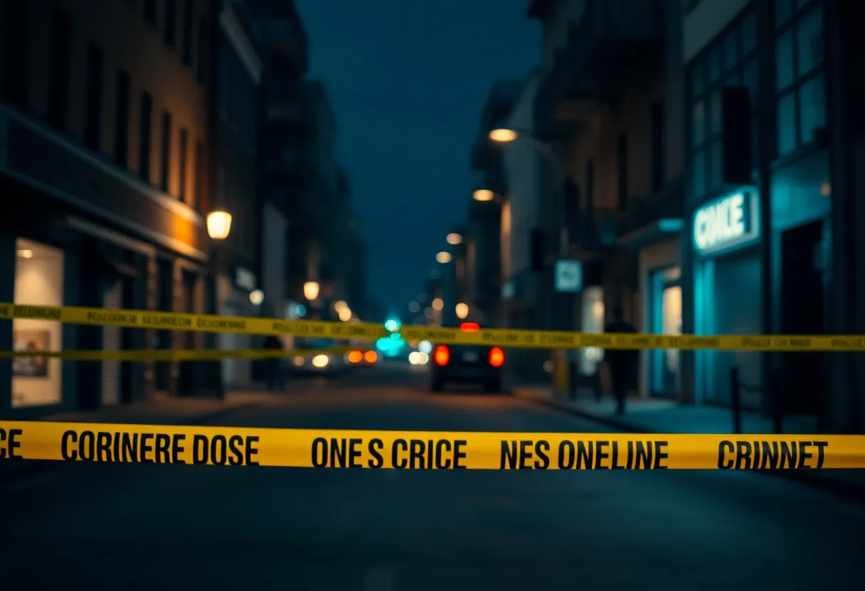 Police investigating a crime scene in Raleigh