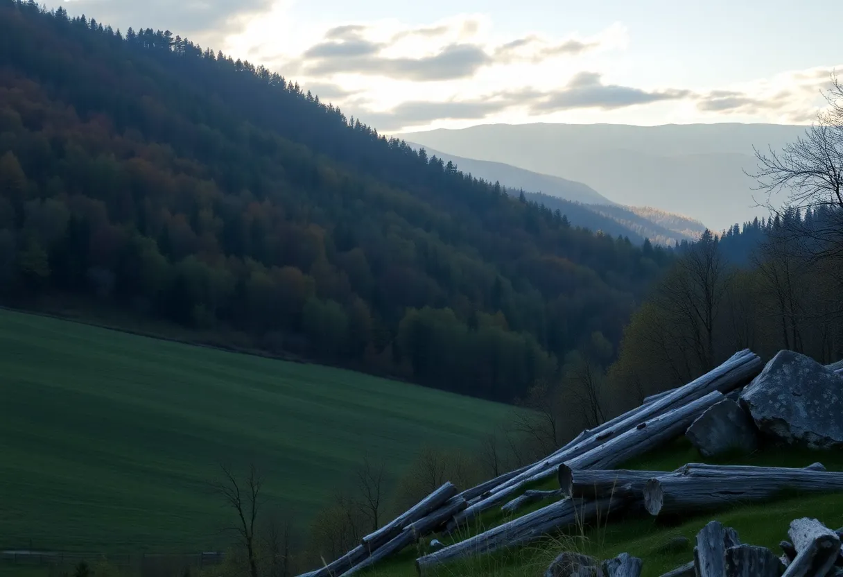 Beautiful landscape in Tennessee representing safety