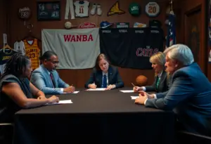 WNBA players and executives in negotiations