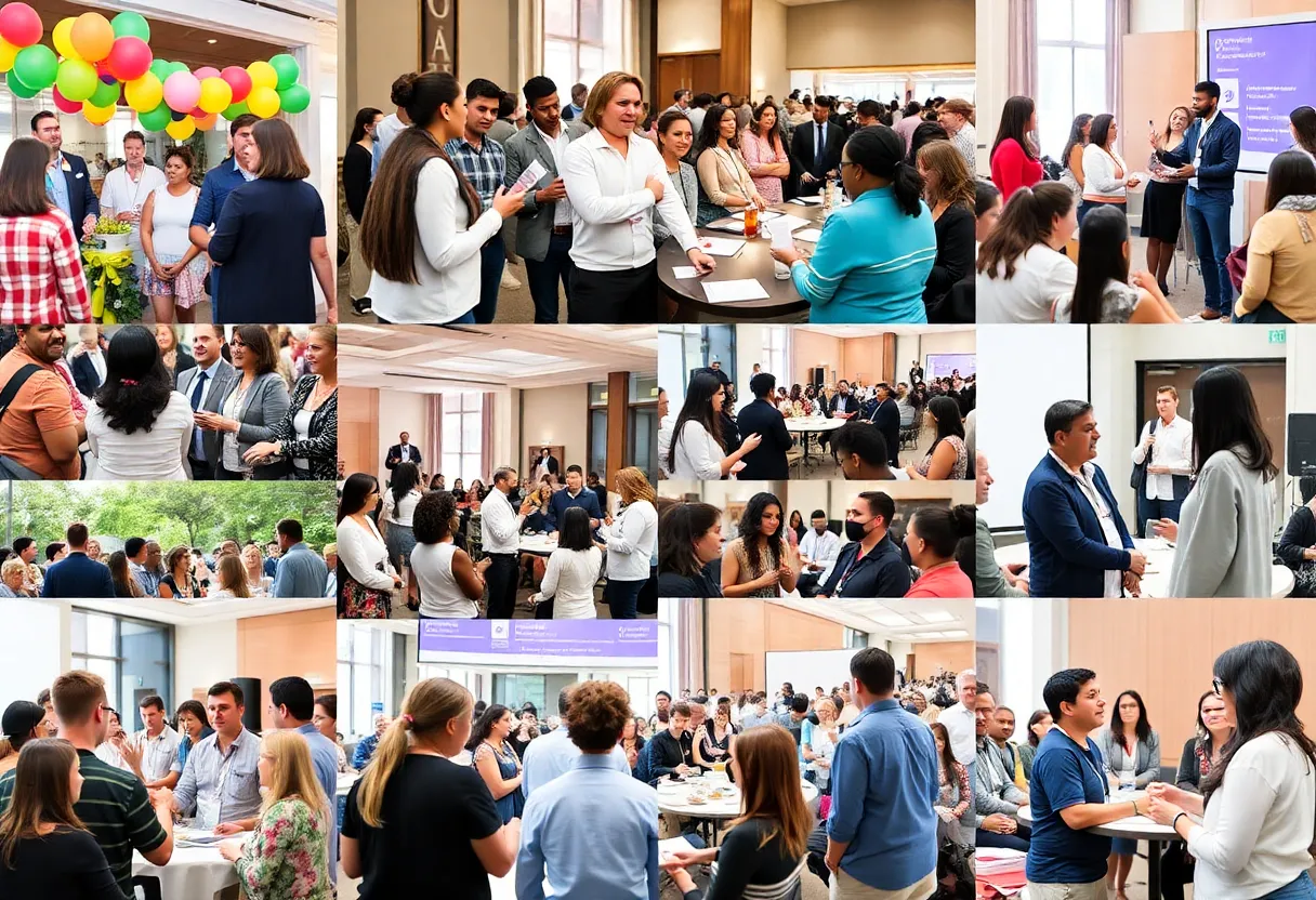 Collage of health events in Raleigh, showcasing activities and people engaging in wellness.