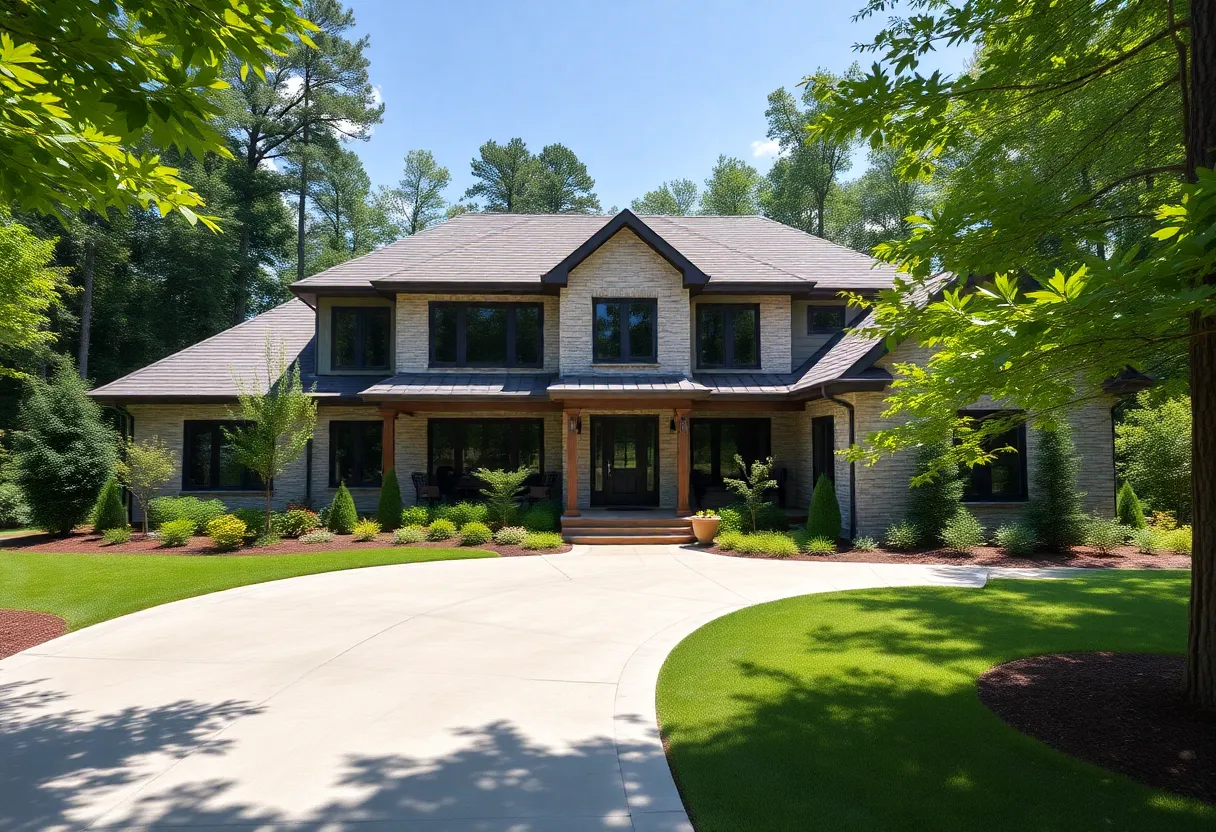 Custom designed home in Raleigh, North Carolina