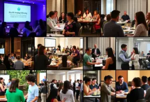 Collage of health events happening in Raleigh, NC in February 2026.