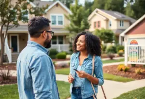 A first-time homebuyer exploring houses in Raleigh.
