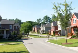 A diverse and inviting neighborhood in Raleigh NC, perfect for home buyers.
