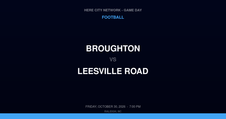 Broughton at Leesville Road
