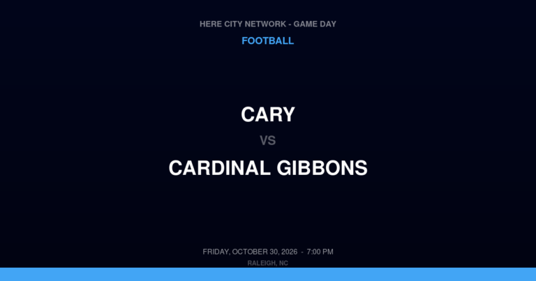 Cary at Cardinal Gibbons