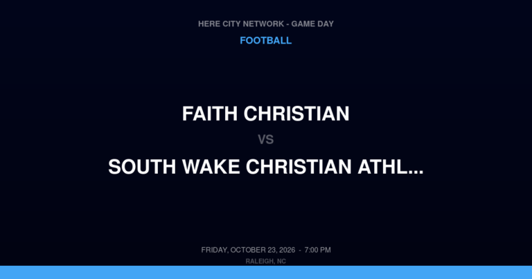 Faith Christian 42, South Wake Christian Athletics 24