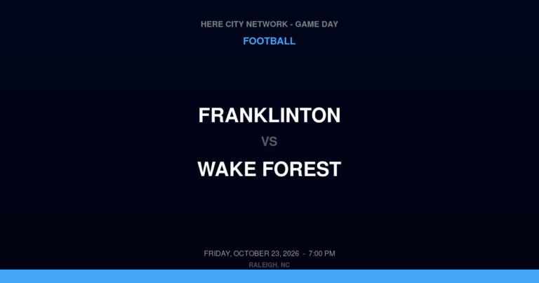 Franklinton 10, Wake Forest 49