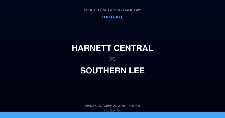 Harnett Central 62, Southern Lee 14