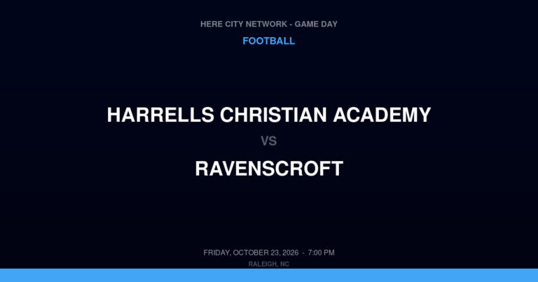 Harrells Christian Academy 35, Ravenscroft 6