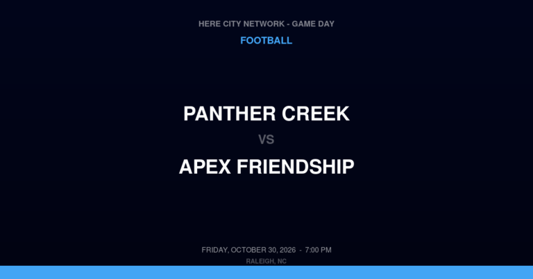 Panther Creek at Apex Friendship