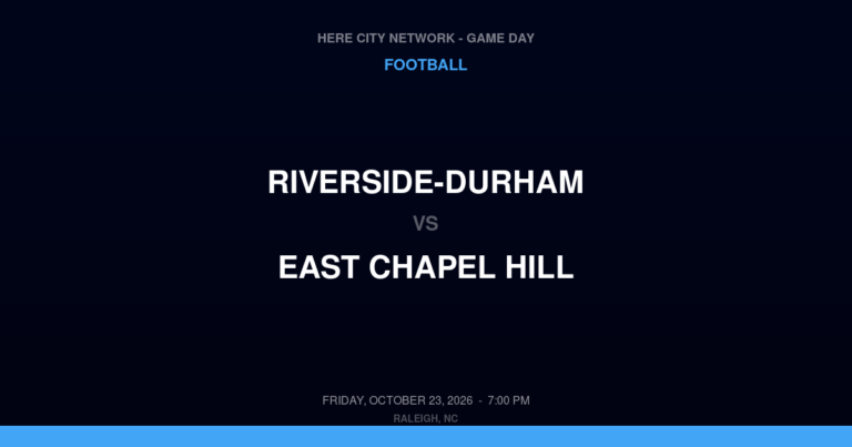 Riverside-Durham 35, East Chapel Hill 7